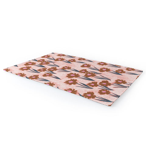 Schatzi Brown Danni Floral Pink Area Rug
