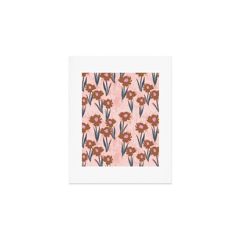 Schatzi Brown Danni Floral Pink Art Print