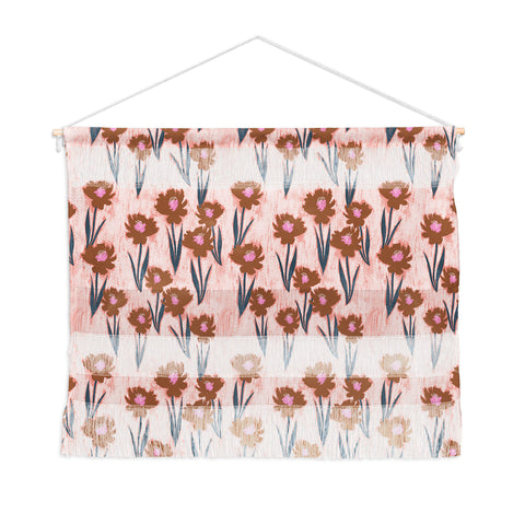 Schatzi Brown Danni Floral Pink Wall Hanging Landscape