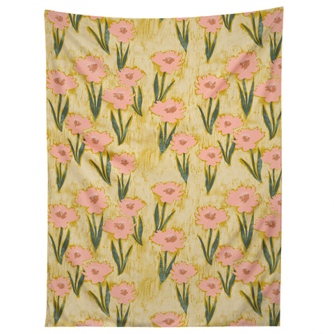 Schatzi Brown Danni Floral Yellow Tapestry