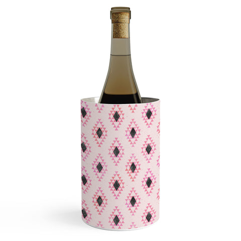 Schatzi Brown Desert Triangle Pink Wine Chiller