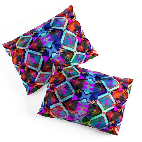 Schatzi Brown Diamond Fiesta Pillow Shams