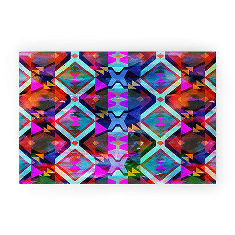 Schatzi Brown Diamond Fiesta Welcome Mat