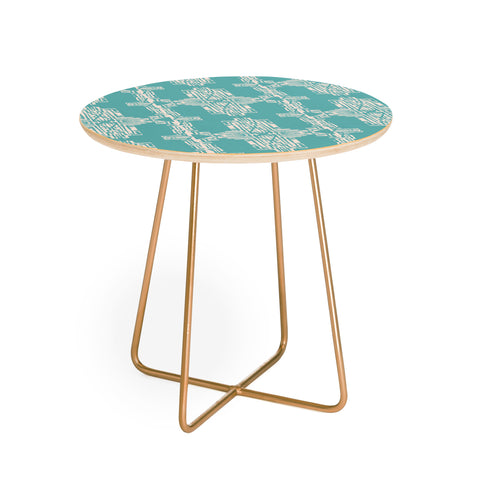 Schatzi Brown Dolyn Global Green Round Side Table