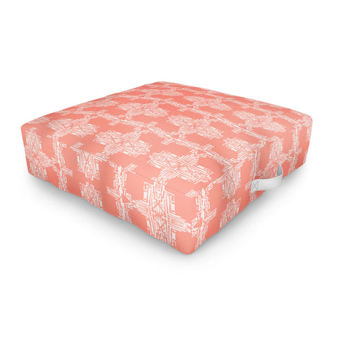 Schatzi Brown Dolyn Global Pink Outdoor Floor Cushion