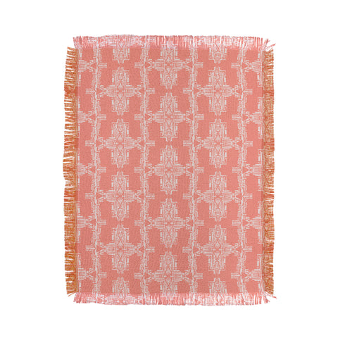 Schatzi Brown Dolyn Global Pink Throw Blanket