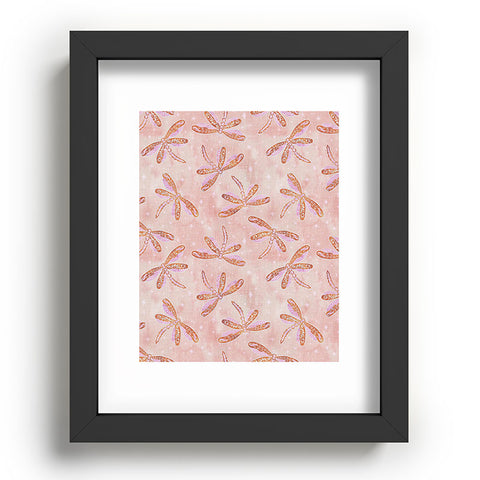 Schatzi Brown Dragonfly Peach Recessed Framing Rectangle