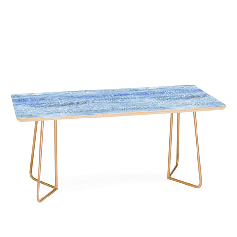 Schatzi Brown Drawn Diamond Chambray Coffee Table