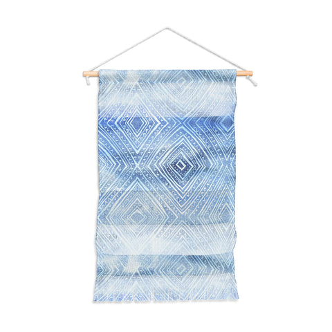 Schatzi Brown Drawn Diamond Chambray Wall Hanging Portrait