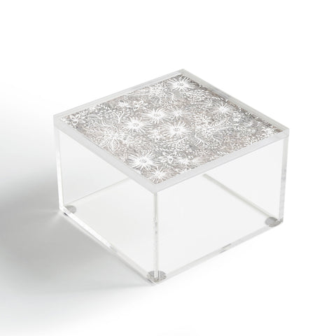 Schatzi Brown Eden Floral Sand Acrylic Box