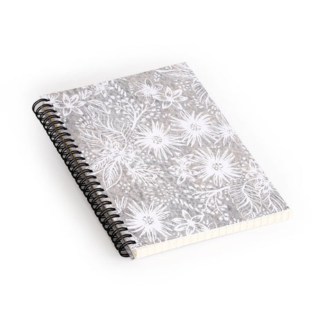Schatzi Brown Eden Floral Sand Spiral Notebook