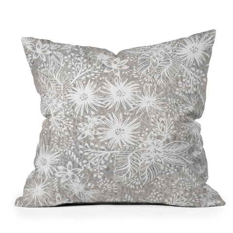 Schatzi Brown Eden Floral Sand Throw Pillow