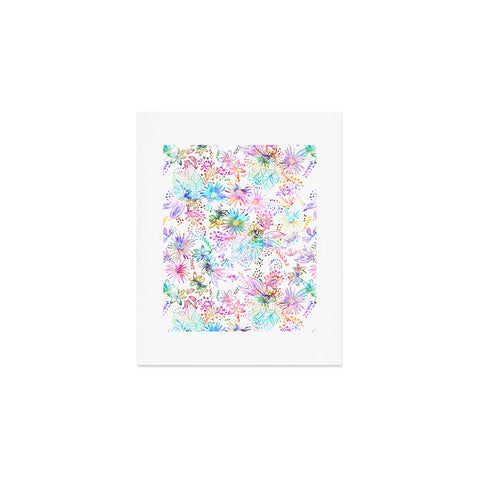 Schatzi Brown Eden Floral White Art Print