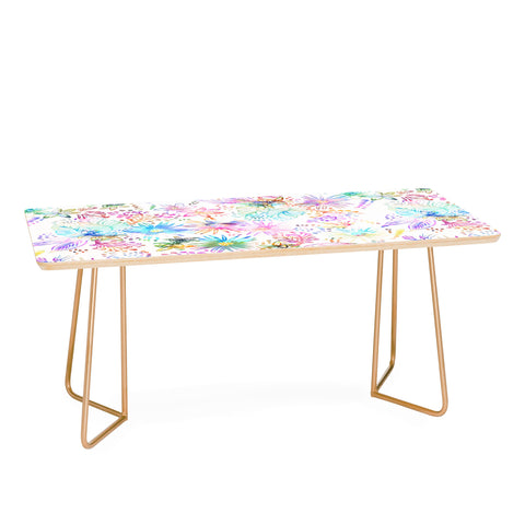 Schatzi Brown Eden Floral White Coffee Table