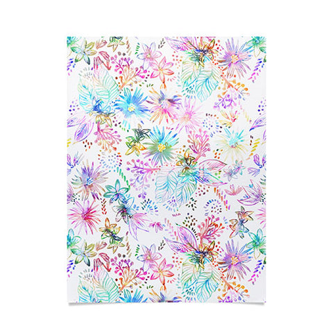 Schatzi Brown Eden Floral White Poster