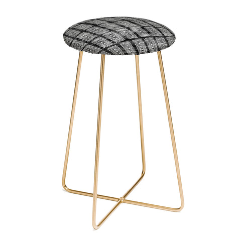 Schatzi Brown Efate Black Counter Stool