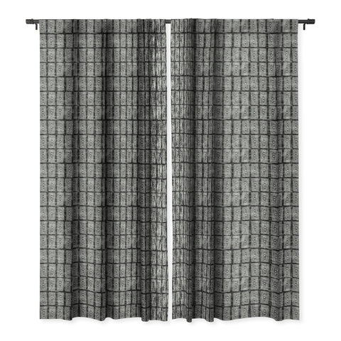Schatzi Brown Efate Black Blackout Window Curtain