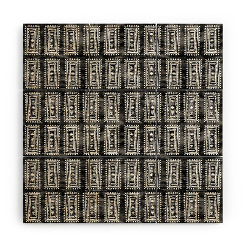 Schatzi Brown Efate Black Wood Wall Mural