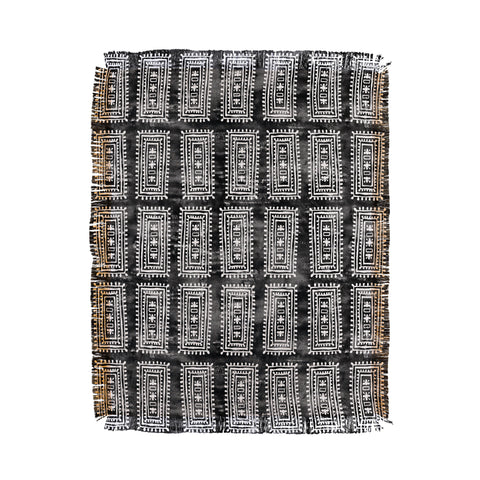 Schatzi Brown Efate Black Throw Blanket