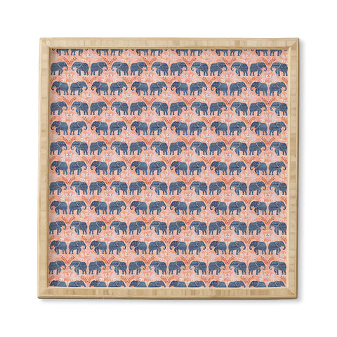 Schatzi Brown Elephant 1 Mango Framed Wall Art