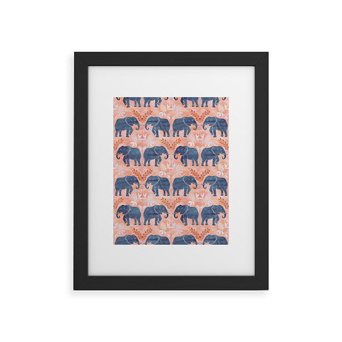 Schatzi Brown Elephant 1 Mango Framed Art Print