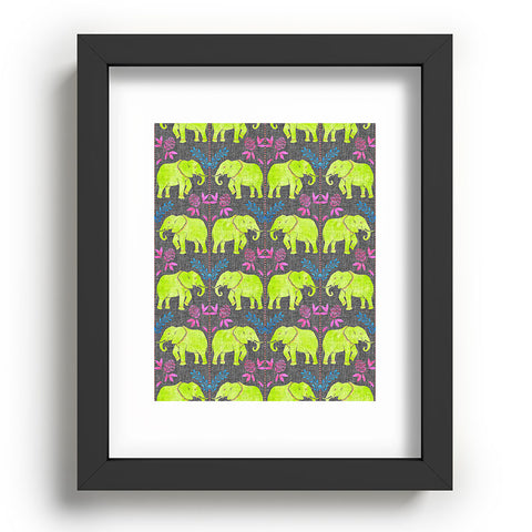 Schatzi Brown Elephant 1 Neon Recessed Framing Rectangle