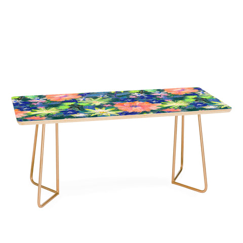 Schatzi Brown Elizabeth Floral Green Coffee Table