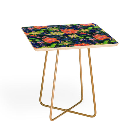 Schatzi Brown Elizabeth Floral Green Side Table