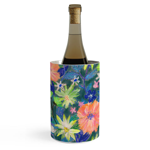 Schatzi Brown Elizabeth Floral Green Wine Chiller