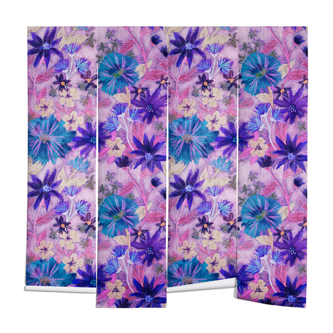 Schatzi Brown Elizabeth Floral Pink Wall Mural