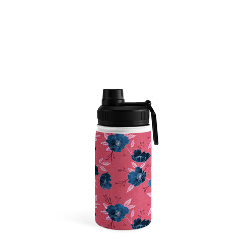 Schatzi Brown Emma Floral Hot Pink Water Bottle