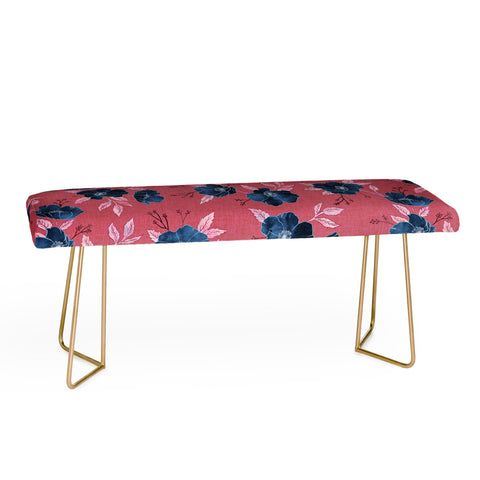 Schatzi Brown Emma Floral Hot Pink Bench