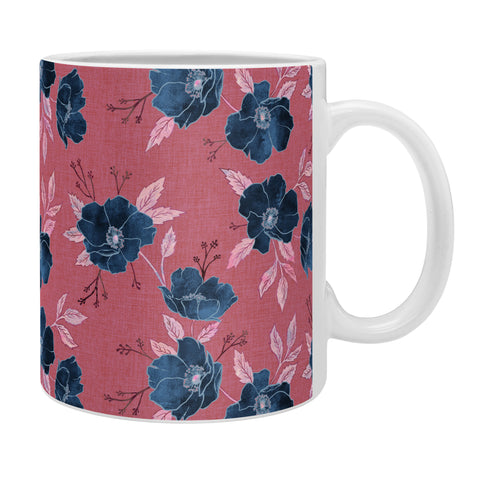 Schatzi Brown Emma Floral Hot Pink Coffee Mug