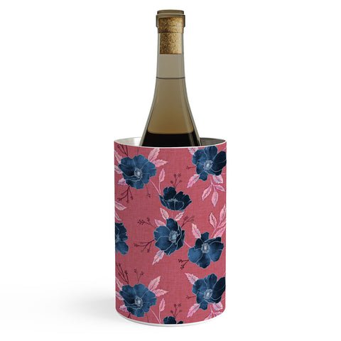 Schatzi Brown Emma Floral Hot Pink Wine Chiller