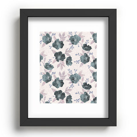 Schatzi Brown Emma Floral Stone Recessed Framing Rectangle