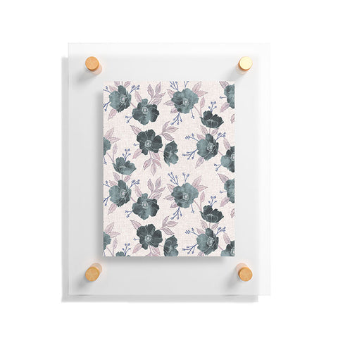 Schatzi Brown Emma Floral Stone Floating Acrylic Print