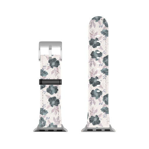 Schatzi Brown Emma Floral Stone Apple Watch Band