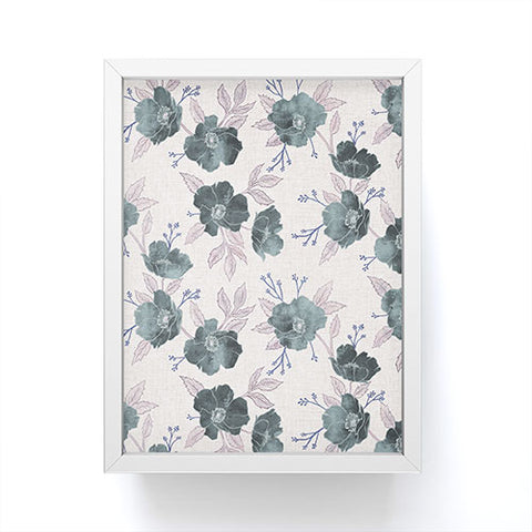 Schatzi Brown Emma Floral Stone Framed Mini Art Print