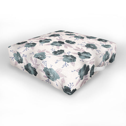 Schatzi Brown Emma Floral Stone Outdoor Floor Cushion