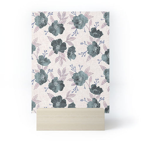 Schatzi Brown Emma Floral Stone Mini Art Print