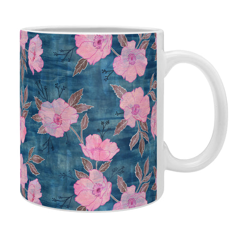 Schatzi Brown Emma Floral Turquoise Coffee Mug