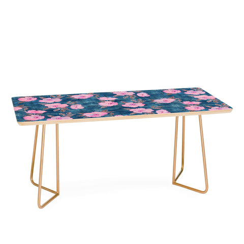 Schatzi Brown Emma Floral Turquoise Coffee Table