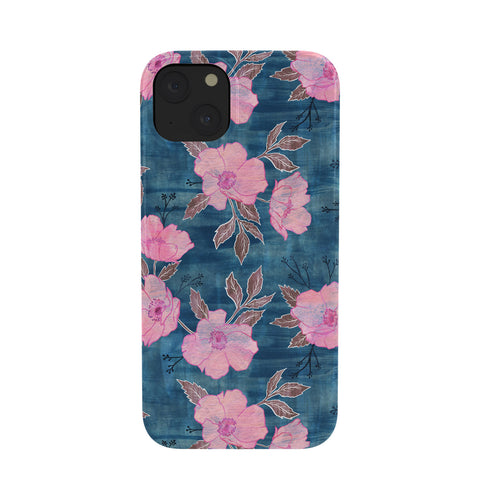 Schatzi Brown Emma Floral Turquoise Phone Case