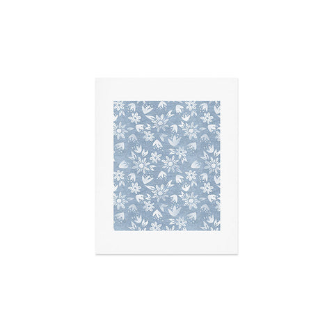 Schatzi Brown Erinn Floral Chambray Art Print