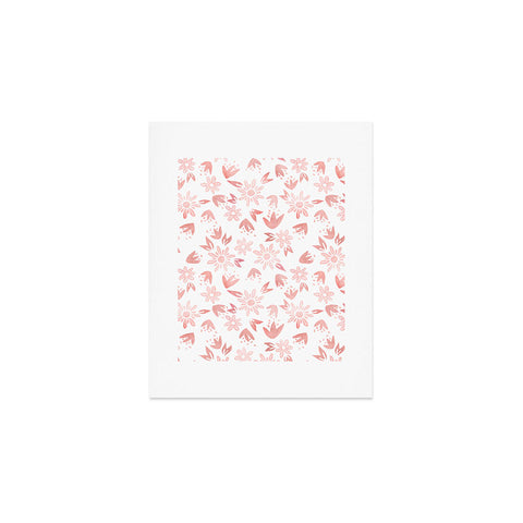 Schatzi Brown Erinn Floral Pink Art Print
