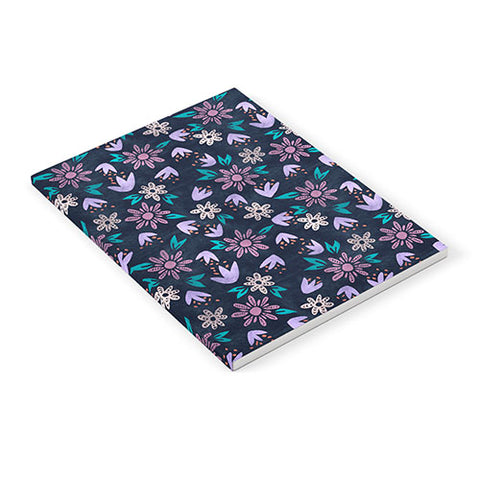 Schatzi Brown Erinn Floral Purple Notebook