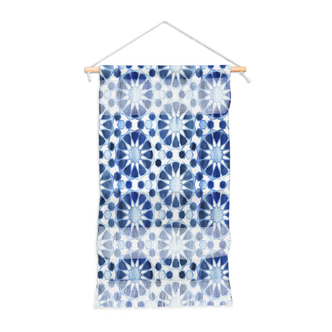 Schatzi Brown Farah Tile Blue Wall Hanging Portrait