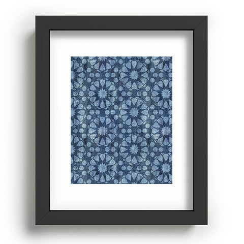 Schatzi Brown Farah Tile Denim Recessed Framing Rectangle
