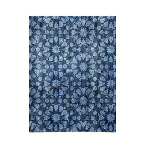 Schatzi Brown Farah Tile Denim Poster