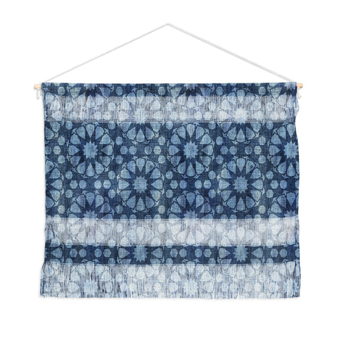 Schatzi Brown Farah Tile Denim Wall Hanging Landscape